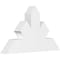 Ekena Millwork Richland Architectural Grade PVC Gable Bracket, 36"W x 21"H x 4"D x 6"F, 14/12 Pitch GBP036X21X0406RIC00 - alternate 1